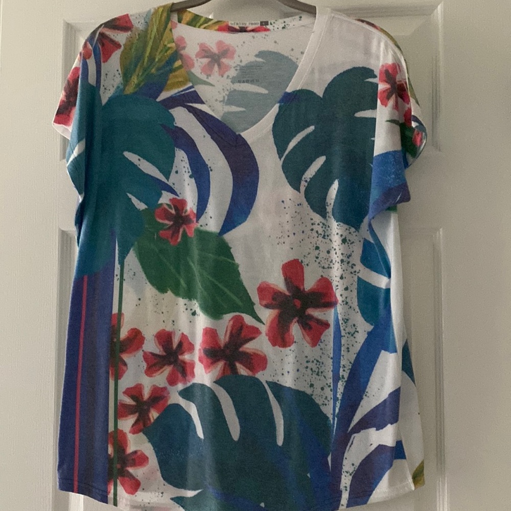 Whimsy Rose short sleeve shirt L